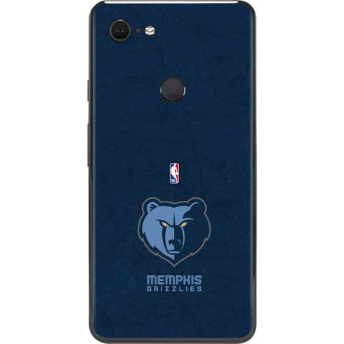 NBA Memphis Grizzlies Distressed Google Pixel 3 XL Skin